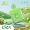 QQ-Bang-150k-Puff-Strawberry-Kiwi QQ BANG 150K Puff – 150 000 Puff, Dual Mesh, USB Type-C Újratölthető Eldobható Vape – termékkép
