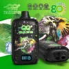 🔥 QQ Bang 80K – 80 000 Puff Eldobható Vape | Type-C Újratölthető, Mesh Coil, LED kijelző – termékkép
