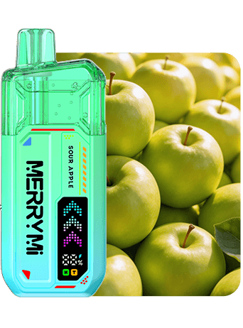SOUR-APPLE Merry Mi Mecha X 36000 Puffs Eldobható Vape – Turbo Mode & HD Display – termékkép