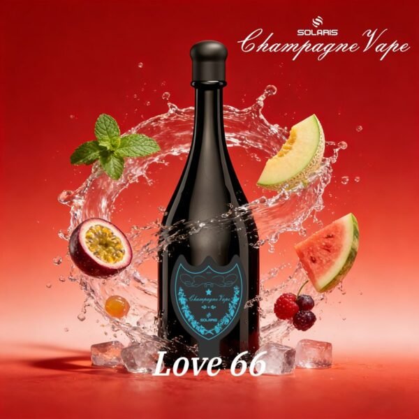 Solaris Champagne 30000 Puffs-love 66 🍾 Solaris Champagne 30000 Puffs – LED-es, Type-C Tölthető Egyszerhasználatos E-Cigaretta – termékkép