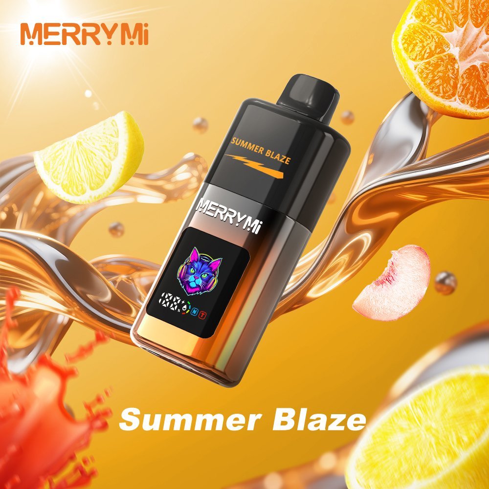 Merry Mi Mecha Pro 35000 Puffs – Smart Display kijelzős eldobható vape Turbo és Normal móddal - Nebulux Vape