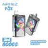 VapePurchase-airmez-2-in-1-80000-puffs-mixed-berries-dr-blue Airmez Fox 2 in 1 80000 Puffs – Kettős Íz LED Kijelzős Eldobható Vape | 80K Puff | Újratölthető | EU Raktár – termékkép