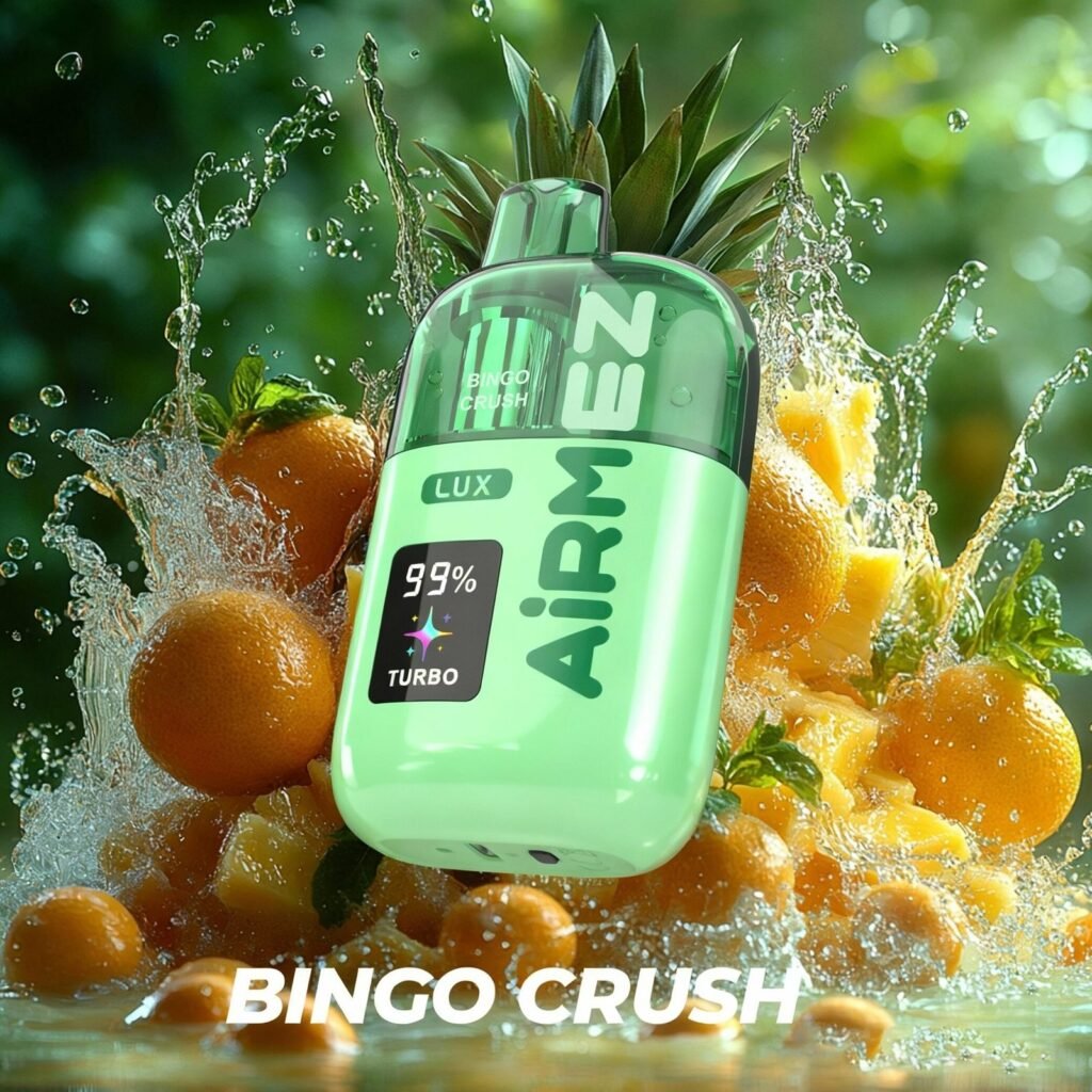 Airmez Lux 100000 Puffs – Boost / Turbo Módos Eldobható Vape | 60K Puff | LED Kijelző | Újratölthető | EU Raktár - Nebulux Vape