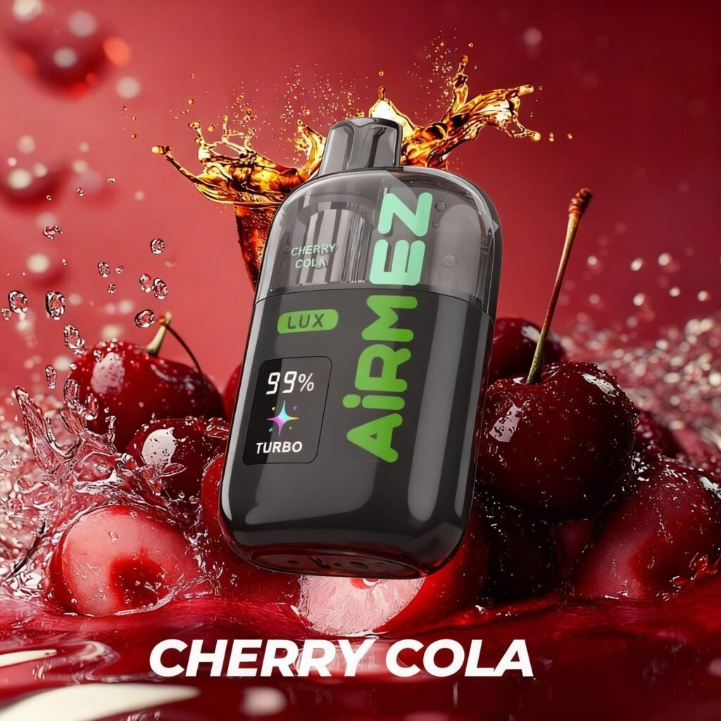 Airmez Lux 100000 Puffs – Boost / Turbo Módos Eldobható Vape | 60K Puff | LED Kijelző | Újratölthető | EU Raktár - Nebulux Vape