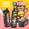 VapePurchase-qq-bang-180000-180k-puffs-mango-peach-grape-ice-mixed-berries-blueberry-red-bull QQ BANG 180K Eldobható Vape – 180 000 Puff • 4 az 1-ben Ízrendszer • LCD Kijelző – termékkép