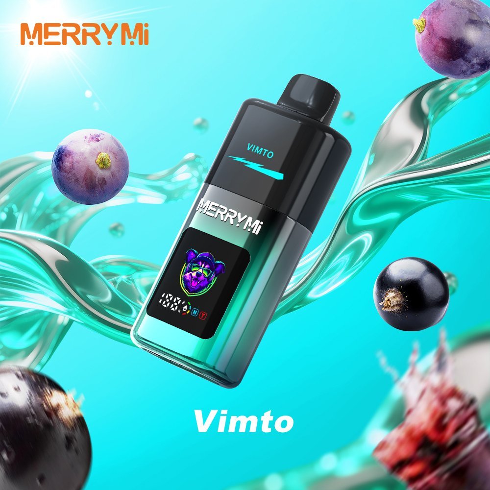 Merry Mi Mecha Pro 35000 Puffs – Smart Display kijelzős eldobható vape Turbo és Normal móddal - Nebulux Vape