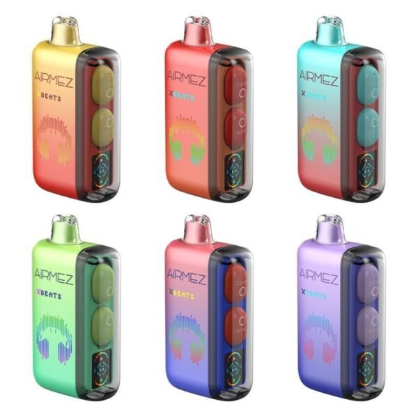 Airmez XBeats 40K – Forradalmi E-Cigaretta Bluetooth Fejhallgatóval és 40,000 Puffal – termékkép