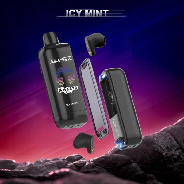 airmez-xbeats-pro-50000-puffs-x-beats-disposable-vape-ice-mint Airmez Xbeat PRO 50000 Puffs – Hosszú Élettartamú Eldobható Vape | 50K Puff | Hi-Fi Fülhallgató | Dual Mesh – termékkép