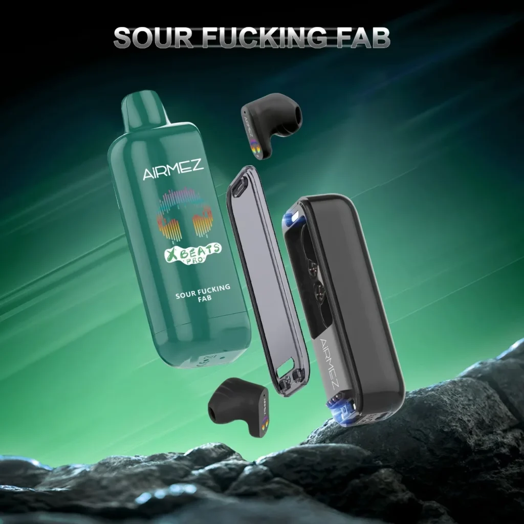 Airmez Xbeat PRO 50000 Puffs – Hosszú Élettartamú Eldobható Vape | 50K Puff | Hi-Fi Fülhallgató | Dual Mesh - Nebulux Vape