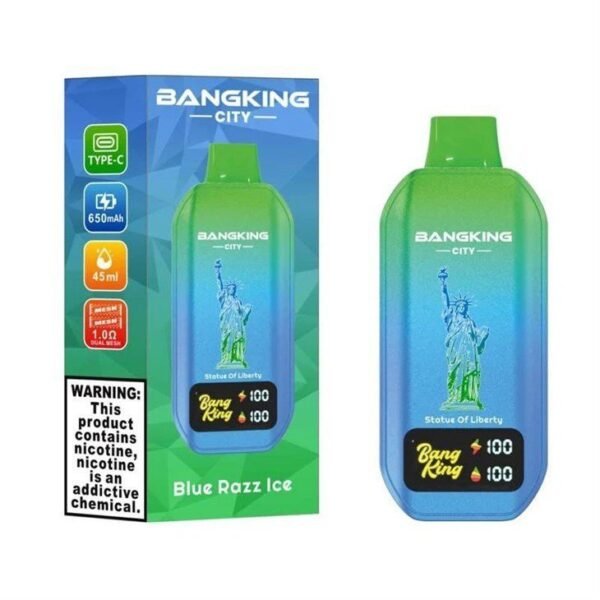 bang-king-city-50000-8.jpeg Bang King City 50000 Puffs – Eldobható Vape Készülék – termékkép