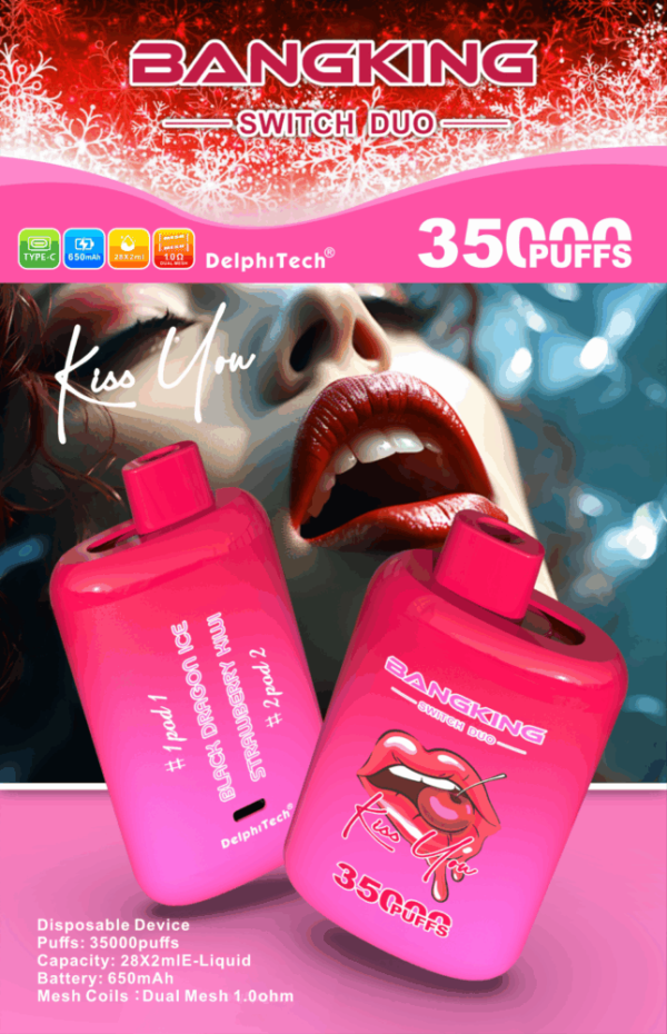 Bang Switch Duo 35000 Puffs - Egyszer használatos Vape Két Íz Kombinációval – termékkép