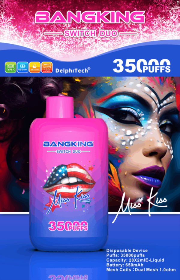 Bang Switch Duo 35000 Puffs - Egyszer használatos Vape Két Íz Kombinációval – termékkép