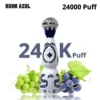 Humo Azul 24000 Puff Tölthető Egyszerhasználatos Vape – Luxus Dizájn, Mesh Coil, 2% Nikotin Só – termékkép