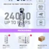 Humo Azul 24000 Puff Tölthető Egyszerhasználatos Vape – Luxus Dizájn, Mesh Coil, 2% Nikotin Só – termékkép