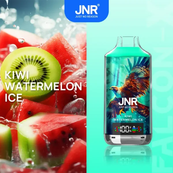 jnr-falon-x-18000-puffs-sleek-vape-jnr-falon-x-18000-puffs-kiwi-watermelon-ice.webp JNR Falcon X 18000 Puffs – Egyszer használatos vape 18,000 puffal és 24 ml folyadékkal – termékkép