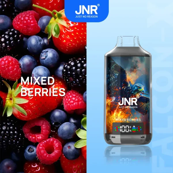 jnr-falon-x-18000-puffs-sleek-vape-jnr-falon-x-18000-puffs-mixed-berries.webp JNR Falcon X 18000 Puffs – Egyszer használatos vape 18,000 puffal és 24 ml folyadékkal – termékkép