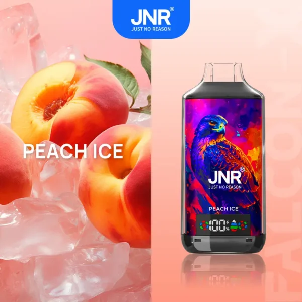jnr-falon-x-18000-puffs-sleek-vape-jnr-falon-x-18000-puffs-peach-ice.webp JNR Falcon X 18000 Puffs – Egyszer használatos vape 18,000 puffal és 24 ml folyadékkal – termékkép