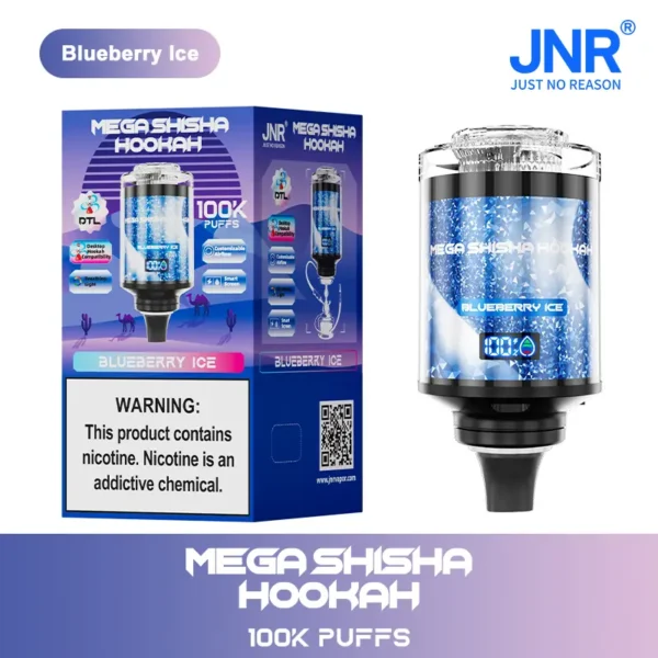 JNR Mega Shisha Hookah 100000 Puff – Nagy Kapacitású Vaping és LED Kijelző – termékkép