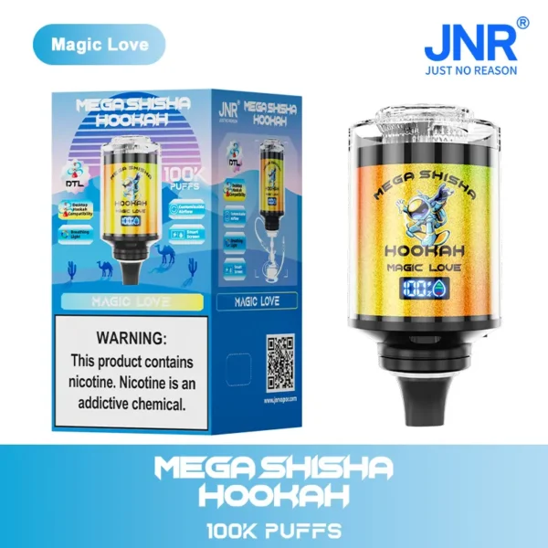 JNR Mega Shisha Hookah 100000 Puff – Nagy Kapacitású Vaping és LED Kijelző – termékkép