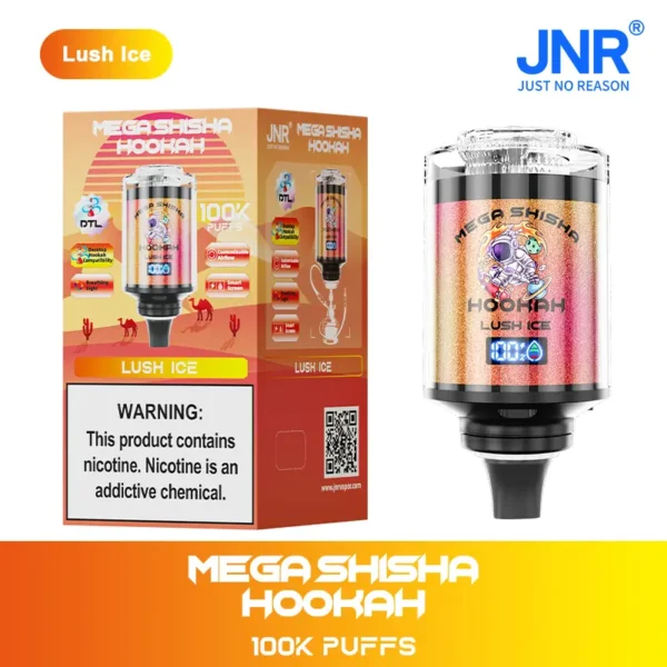 JNR Mega Shisha Hookah 100000 Puff – Nagy Kapacitású Vaping és LED Kijelző – termékkép