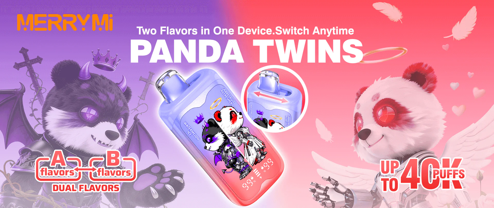 Merry Mi Panda Twins