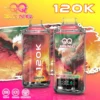 QQ Bang 120K – 120 000 Puff Eldobható Vape | Type-C Újratölthető, LED Kijelzős E-cigaretta – termékkép