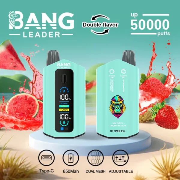 Bang-Leader-50k-04 BANG LEADER 50000 Puffs Dual Ízes Vape – Hosszú Élettartamú, Kettős Íz, Privát Formázás – termékkép