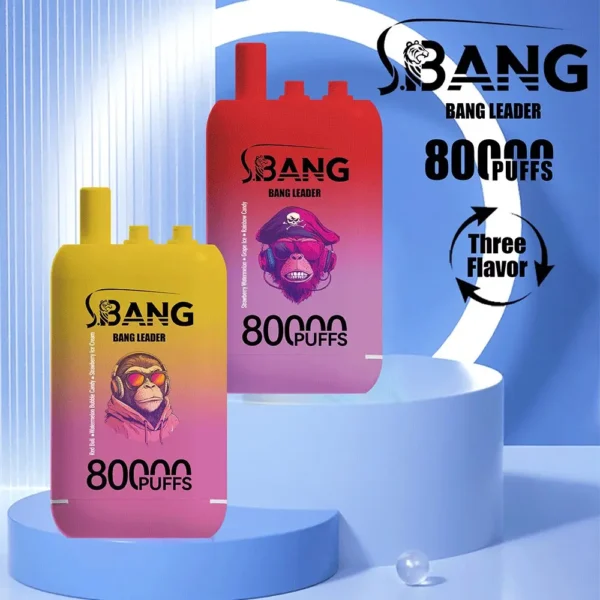 vape-bang-leader-80000-80k-puffs-main-picture.webp Bang Leader 80000 Puffs – 3 az 1-ben Ízek: A Tökéletes Vaping Élmény – termékkép